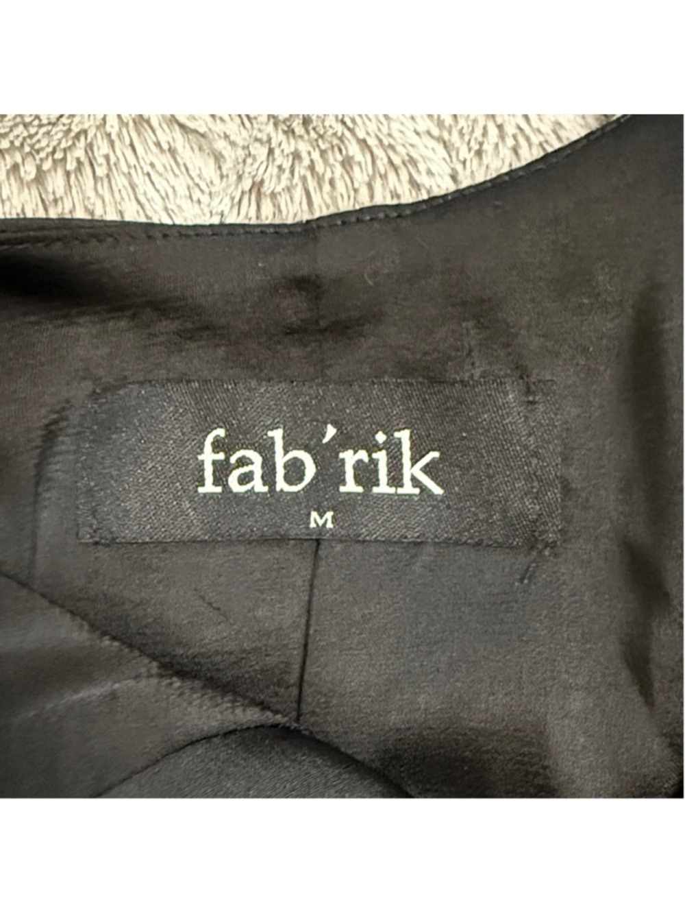 fab'rik Black Halter Mini Dress - Picture 3 of 3